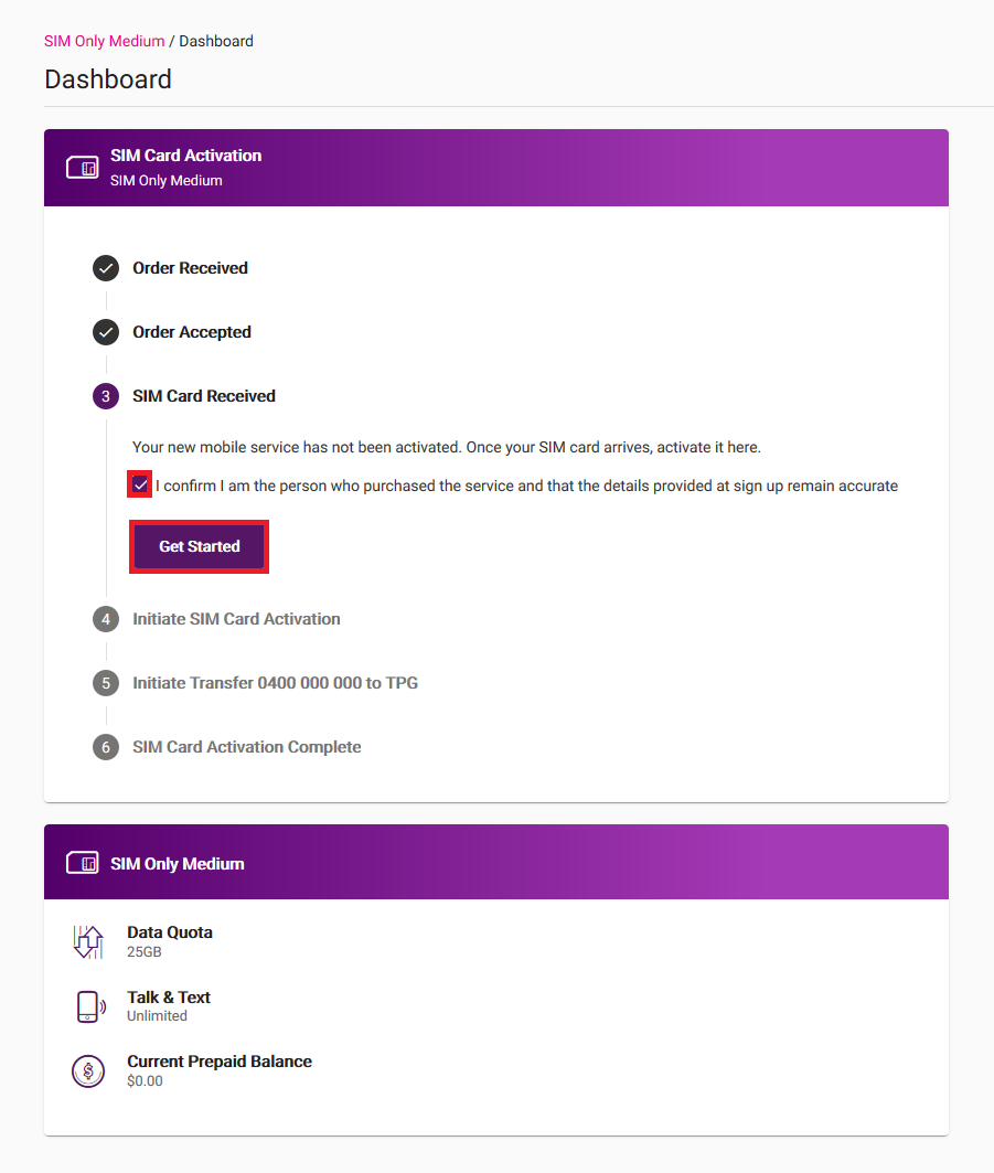 10mates SIM Activation - Get Started